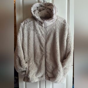 💥 ZYIA Storm Sherpa Block Zipper Jacket -  Grey